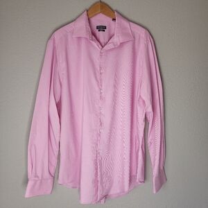 Van‎ Heusen Striped Button down Longsleeve Pinkish Men XL